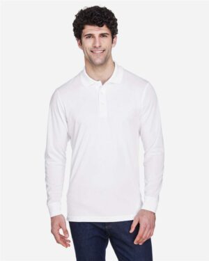 CORE365 Men's Pinnacle Performance Long Sleeve Piqué Polo - Image 48