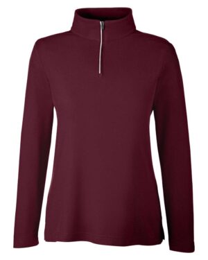 CORE365 Women's Fusion ChromaSoft™ Pique Quarter-Zip Pullover - Image 7