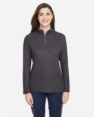 CORE365 Women's Fusion ChromaSoft™ Pique Quarter-Zip Pullover - Image 16