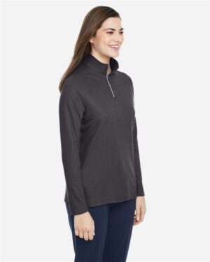 CORE365 Women's Fusion ChromaSoft™ Pique Quarter-Zip Pullover - Image 17
