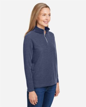 CORE365 Women's Fusion ChromaSoft™ Pique Quarter-Zip Pullover - Image 35