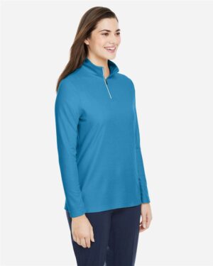 CORE365 Women's Fusion ChromaSoft™ Pique Quarter-Zip Pullover - Image 47