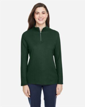 CORE365 Women's Fusion ChromaSoft™ Pique Quarter-Zip Pullover - Image 52