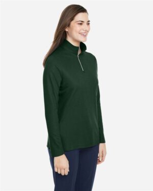 CORE365 Women's Fusion ChromaSoft™ Pique Quarter-Zip Pullover - Image 53