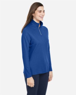 CORE365 Women's Fusion ChromaSoft™ Pique Quarter-Zip Pullover - Image 65