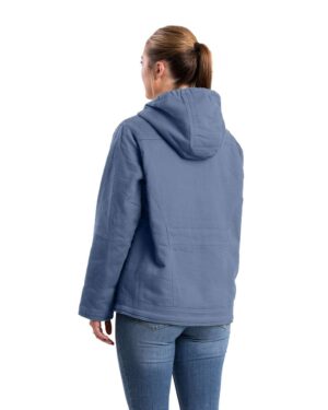 Berne Apparel Women's Sherpa-Lined Twill Hooded Jacket - Image 6