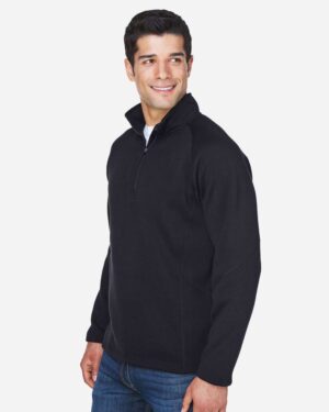 Devon & Jones Unisex Bristol Sweater Fleece Quarter-Zip Pullover - Image 4