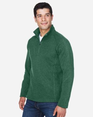Devon & Jones Unisex Bristol Sweater Fleece Quarter-Zip Pullover - Image 9