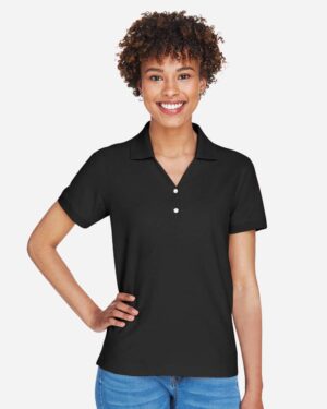Devon & Jones Women's Pima Piqué Polo - Image 3