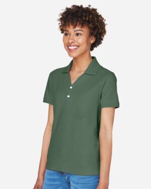 Devon & Jones Women's Pima Piqué Polo - Image 14