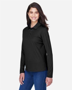 CORE365 Women's Pinnacle Performance Long Sleeve Piqué Polo - Image 4