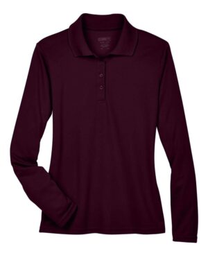 CORE365 Women's Pinnacle Performance Long Sleeve Piqué Polo - Image 6