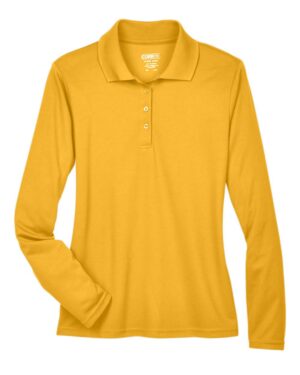 CORE365 Women's Pinnacle Performance Long Sleeve Piqué Polo - Image 11
