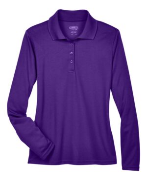 CORE365 Women's Pinnacle Performance Long Sleeve Piqué Polo - Image 16