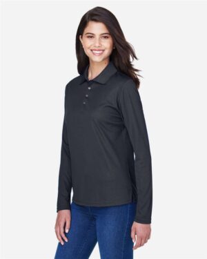 CORE365 Women's Pinnacle Performance Long Sleeve Piqué Polo - Image 24