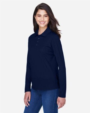 CORE365 Women's Pinnacle Performance Long Sleeve Piqué Polo - Image 29