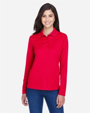 CORE365 Women's Pinnacle Performance Long Sleeve Piqué Polo - Image 33