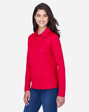 CORE365 Women's Pinnacle Performance Long Sleeve Piqué Polo - Image 34