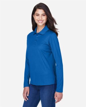 CORE365 Women's Pinnacle Performance Long Sleeve Piqué Polo - Image 44