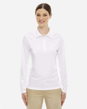 CORE365 Women's Pinnacle Performance Long Sleeve Piqué Polo - Image 48