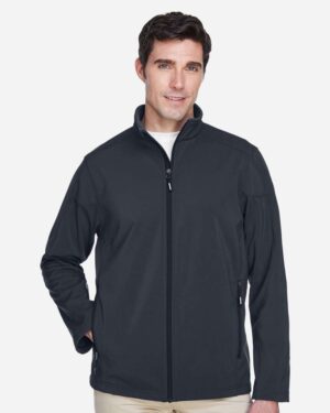 CORE365 Men's Cruise Two-Layer Fleece Bonded Soft Shell Jacket - Image 8