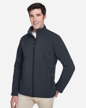 CORE365 Men's Cruise Two-Layer Fleece Bonded Soft Shell Jacket - Image 9