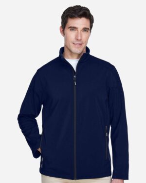 CORE365 Men's Cruise Two-Layer Fleece Bonded Soft Shell Jacket - Image 13