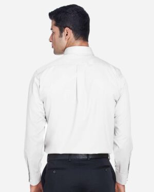 Devon & Jones Men's Crown Collection® Solid Stretch Twill Woven Dress Shirt - Image 20
