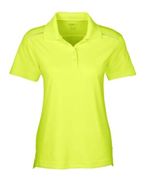 CORE365 Women's Radiant Performance Piqué Polo with Reflective Piping - Image 13