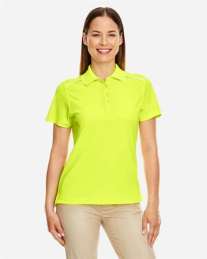 CORE365 Women's Radiant Performance Piqué Polo with Reflective Piping - Image 14