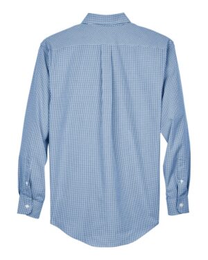 Devon & Jones Men's Crown Collection® Gingham Check Woven Dress Shirt - Image 7