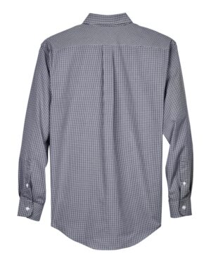 Devon & Jones Men's Crown Collection® Gingham Check Woven Dress Shirt - Image 12