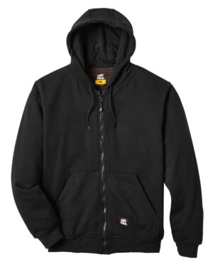 Berne Apparel Men's Tall Heritage Thermal-Lined Full-Zip Hooded Sweatshirt - Image 3