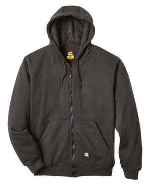 Berne Apparel Men's Tall Heritage Thermal-Lined Full-Zip Hooded Sweatshirt - Image 7