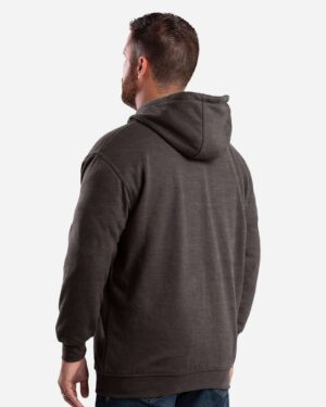 Berne Apparel Men's Tall Heritage Thermal-Lined Full-Zip Hooded Sweatshirt - Image 10