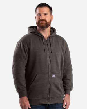 Berne Apparel Men's Tall Heritage Thermal-Lined Full-Zip Hooded Sweatshirt - Image 8