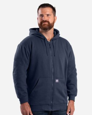 Berne Apparel Men's Tall Heritage Thermal-Lined Full-Zip Hooded Sweatshirt - Image 14