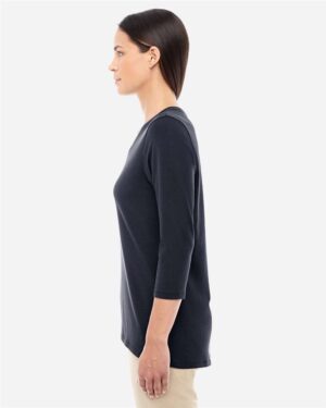 Devon & Jones Women's Perfect Fit™ Bracelet-Length V-Neck Top - Image 3