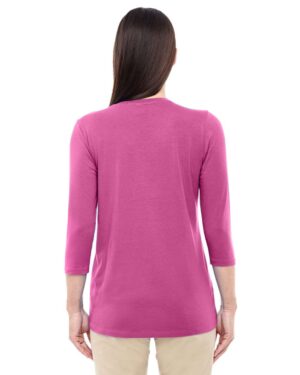 Devon & Jones Women's Perfect Fit™ Bracelet-Length V-Neck Top - Image 7