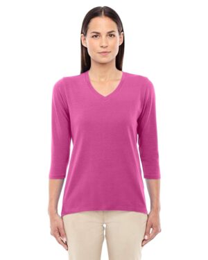Devon & Jones Women's Perfect Fit™ Bracelet-Length V-Neck Top - Image 5