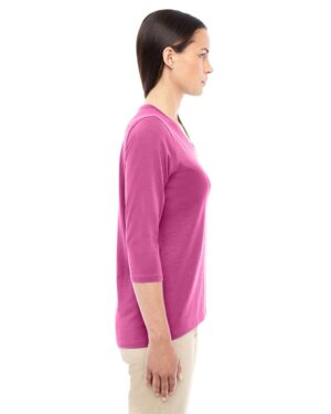 Devon & Jones Women's Perfect Fit™ Bracelet-Length V-Neck Top - Image 6