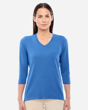 Devon & Jones Women's Perfect Fit™ Bracelet-Length V-Neck Top - Image 9