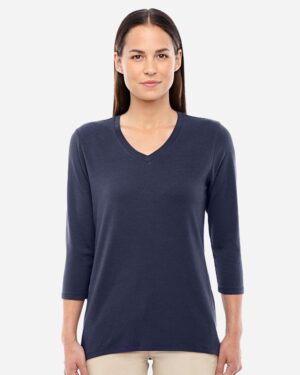 Devon & Jones Women's Perfect Fit™ Bracelet-Length V-Neck Top - Image 20