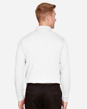 Devon & Jones Men's CrownLux Performance® Plaited Long Sleeve Polo - Image 25