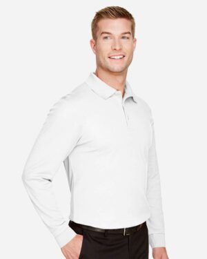 Devon & Jones Men's CrownLux Performance® Plaited Long Sleeve Polo - Image 24