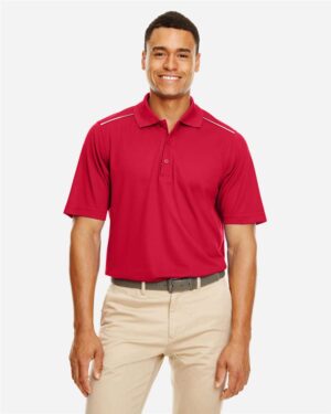 CORE365 Men's Radiant Performance Piqué Polo with Reflective Piping - Image 10