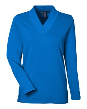 Devon & Jones Women's Raleigh Shawl Collar Knit Top - Image 7