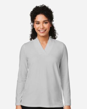 Devon & Jones Women's Raleigh Shawl Collar Knit Top - Image 16