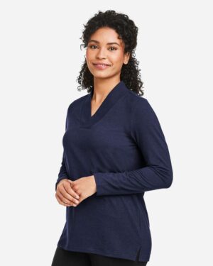 Devon & Jones Women's Raleigh Shawl Collar Knit Top - Image 23