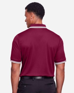 Devon & Jones Men's CrownLux Performance® Plaited Tipped Polo - Image 10